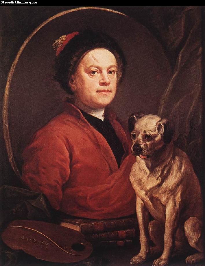 HOGARTH, William The Painter and his Pug f